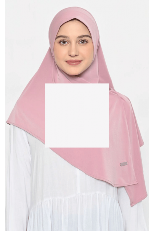 Segitiga Instan Oval Kania Dusty Pink